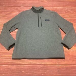 Vineyard Vines Pullover Men Medium Gray 1/4 Zip Sweater Martha’s Vineyard